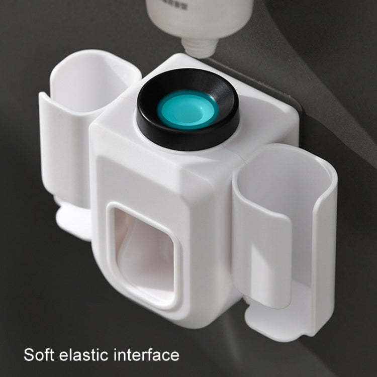 Porta spazzolino elettrico con spremi dentifricio automatico