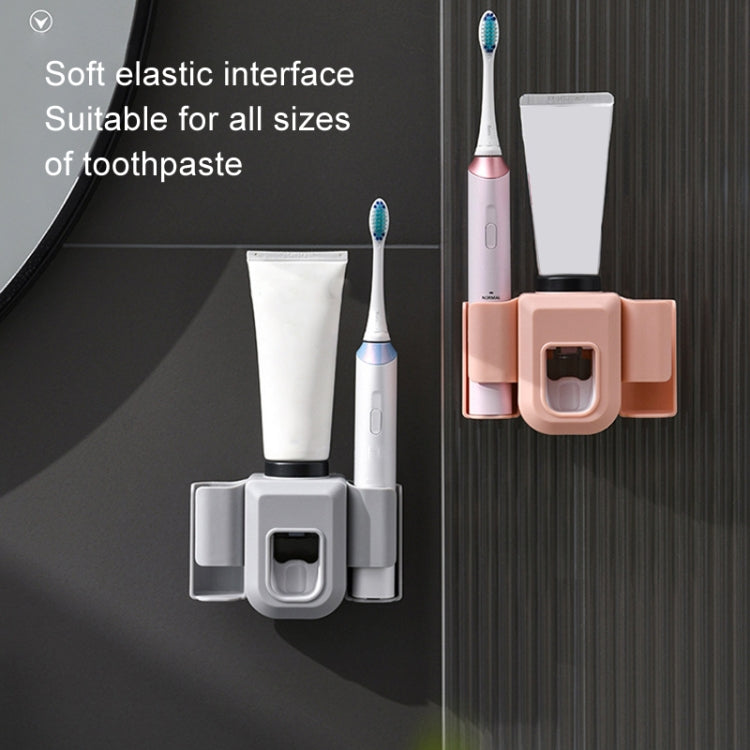 Porta spazzolino elettrico con spremi dentifricio automatico