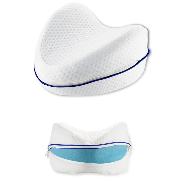 Cuscino per gambe in memory foam ortopedico 25x25x13 cm