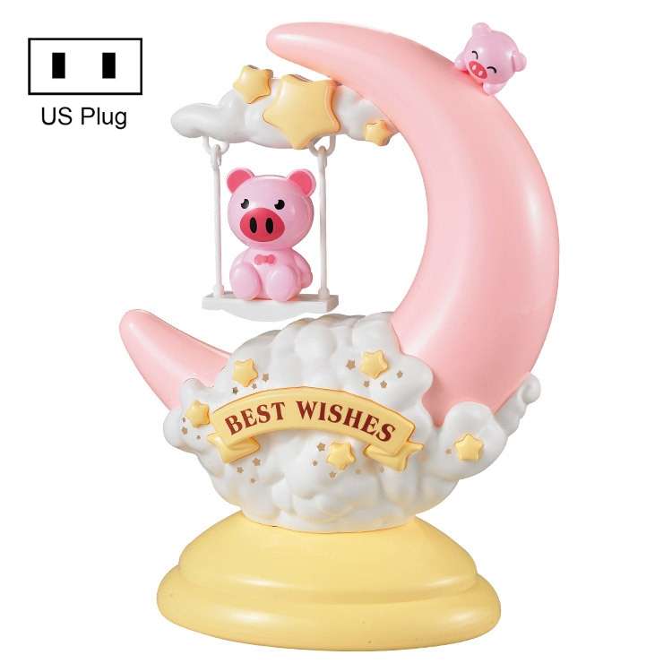 Lampada da tavolo Cartoon Moon per bambini 25cm