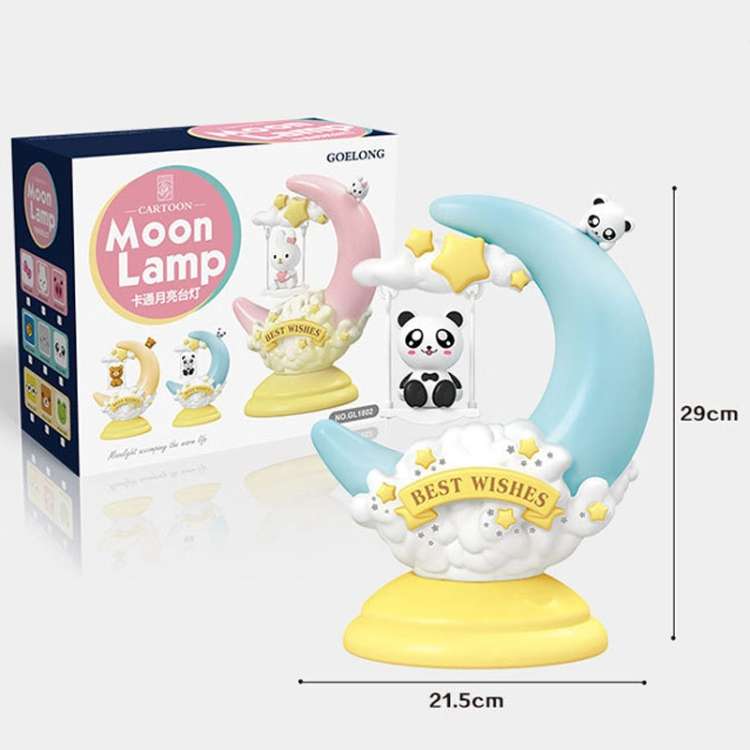 Lampada da tavolo Cartoon Moon per bambini 25cm