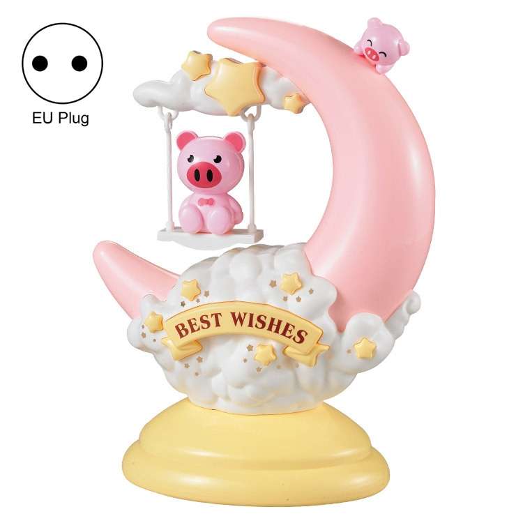 Lampada da tavolo Cartoon Moon per bambini 25cm