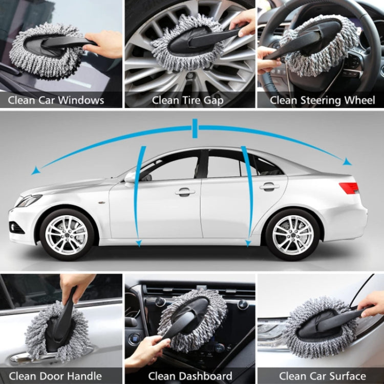 Set 6 spazzole per pulizia auto e pneumatici