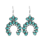 Orecchini turchese stile etnico vintage donna