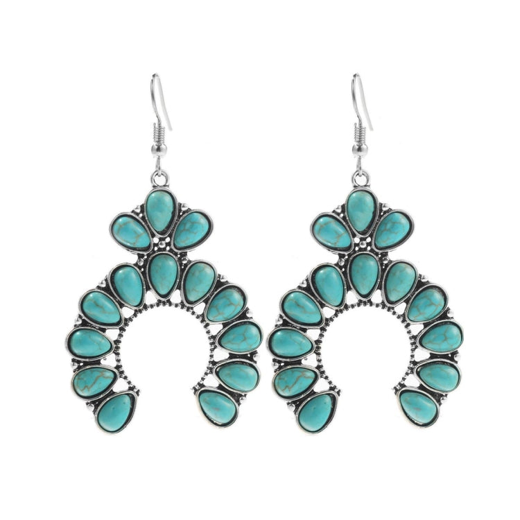 Orecchini turchese stile etnico vintage donna
