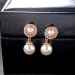 Orecchini barocchi perla clip senza piercing donna