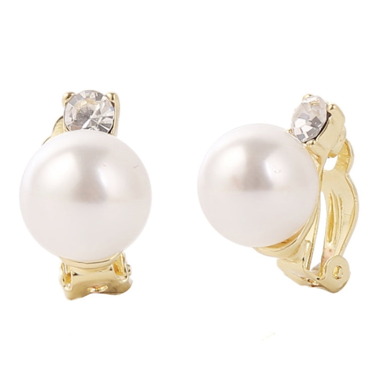 Orecchini barocchi perla clip senza piercing donna