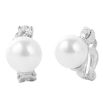 Orecchini barocchi perla clip senza piercing donna