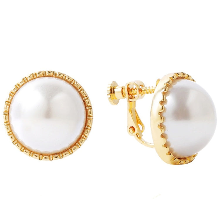 Orecchini barocchi perla clip senza piercing donna