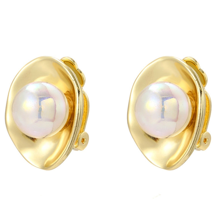 Orecchini barocchi perla clip senza piercing donna