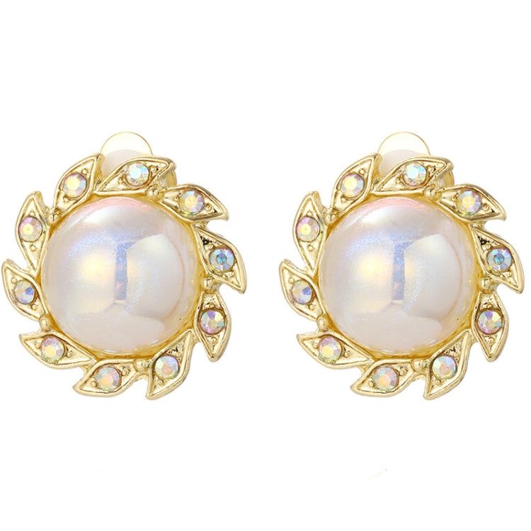 Orecchini barocchi perla clip senza piercing donna