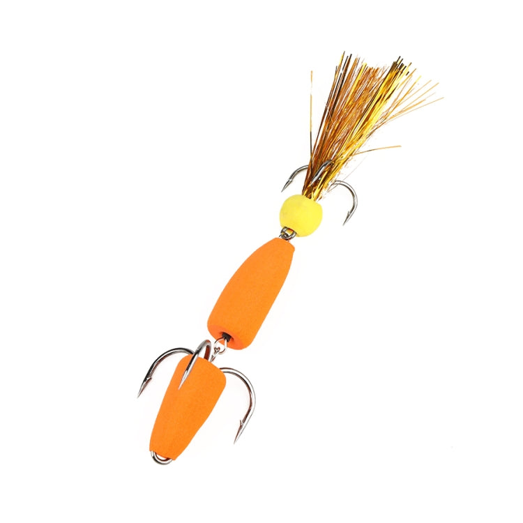 Amo da pesca con schiuma e tre ganci di ancoraggio