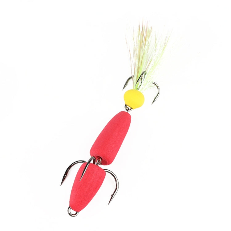 Amo da pesca con schiuma e tre ganci di ancoraggio