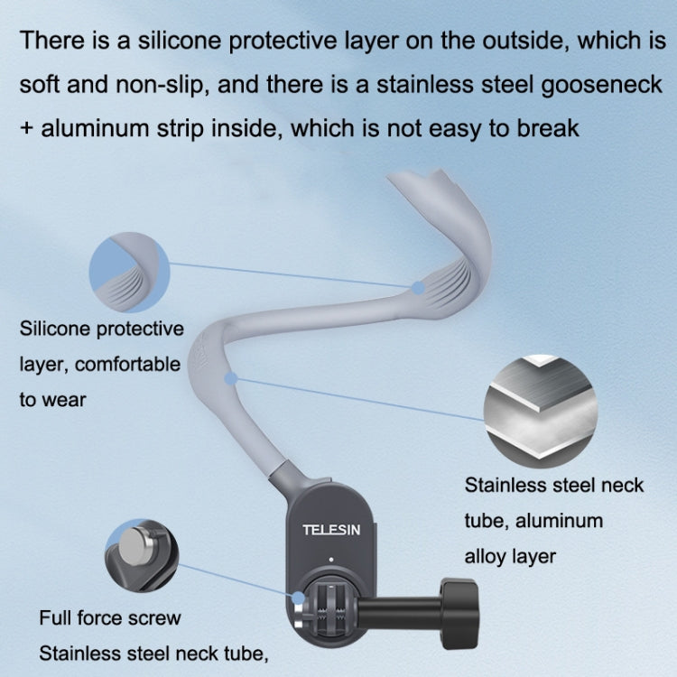 Collare da ripresa magnetico in silicone per action cam