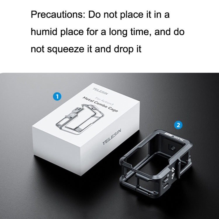Gabbia protezione metallo per DJI Osmo Action 3