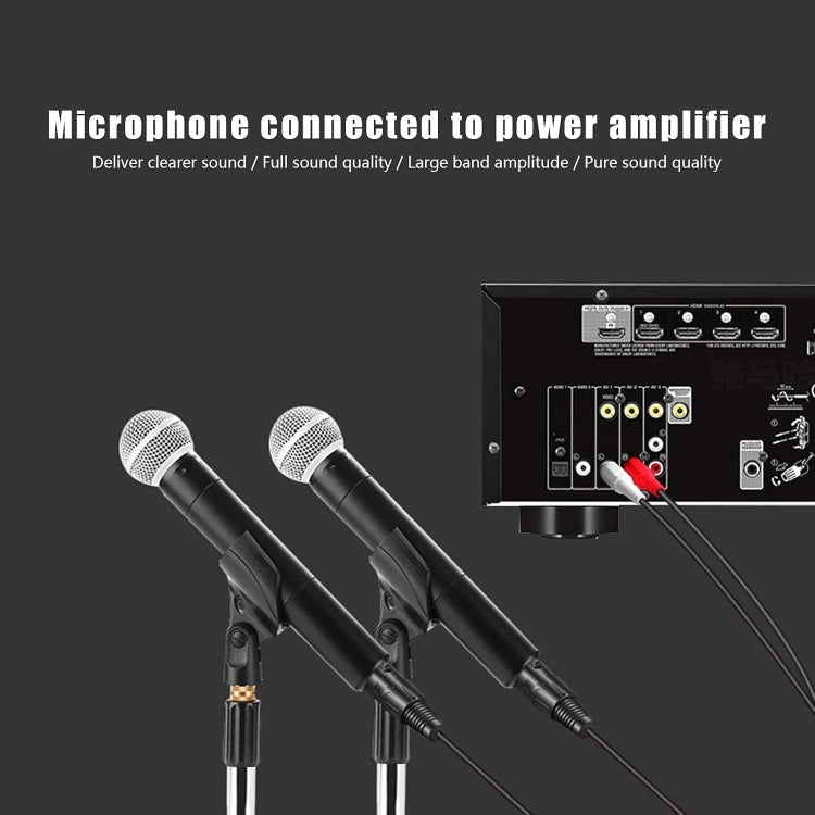 Cavo audio bilanciato 2RCA a 2XLR 0,5-3 metri