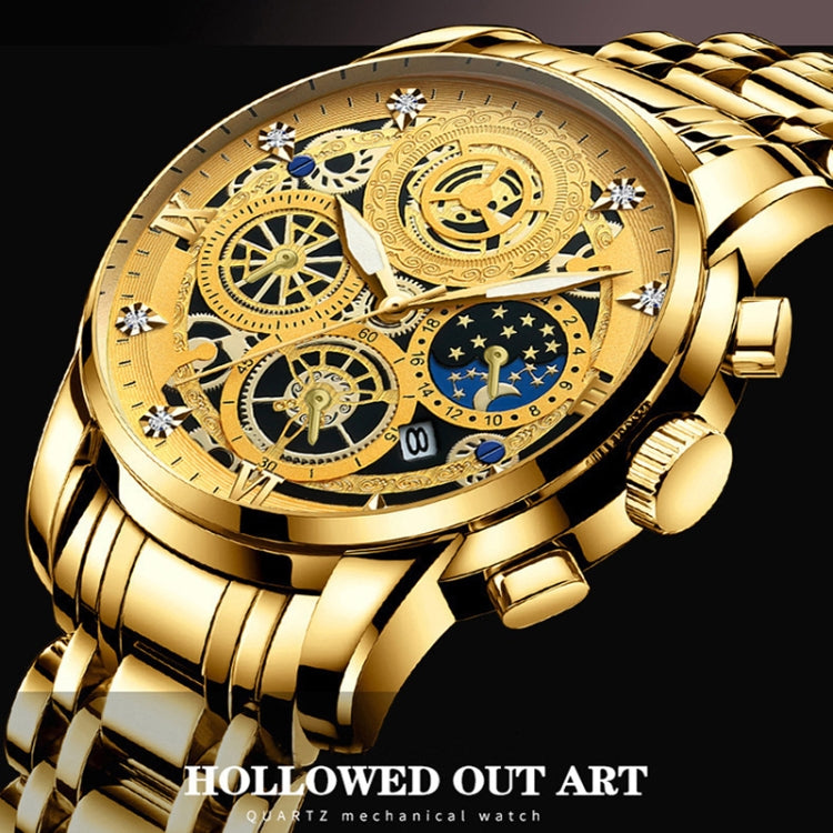 BINBOND 4010 Orologio al quarzo luminoso impermeabile