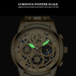 BINBOND 4010 Orologio al quarzo luminoso impermeabile
