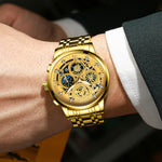BINBOND 4010 Orologio al quarzo luminoso impermeabile