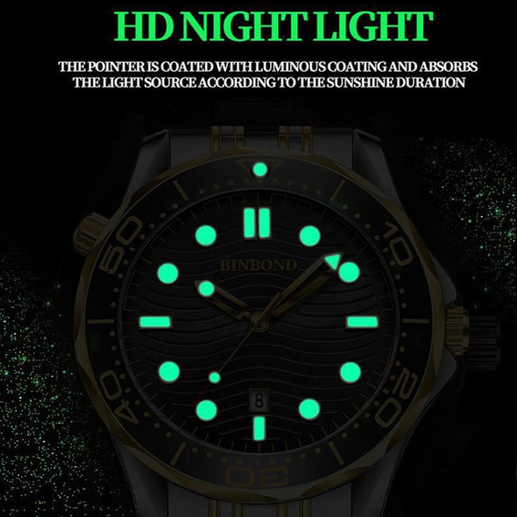BINBOND B2820 Orologio sportivo al quarzo luminoso 30m