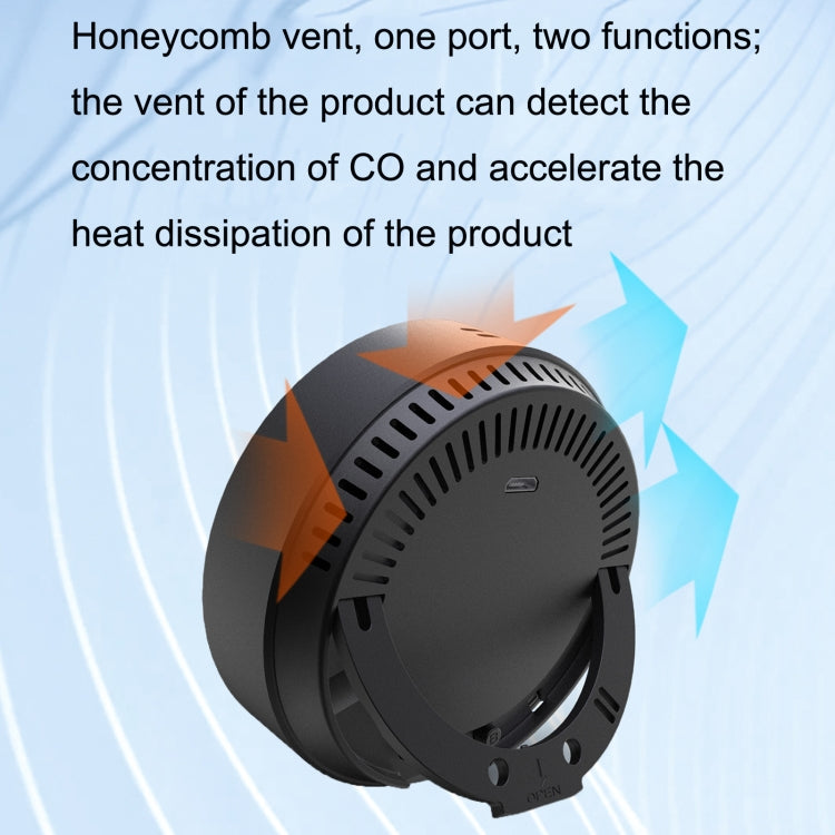 Rilevatore CO2 portatile PTH-12 con temperatura e umidità - immagine 4