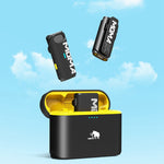 Microfono lavalier wireless MOMA Lark M1 con custodia ricarica