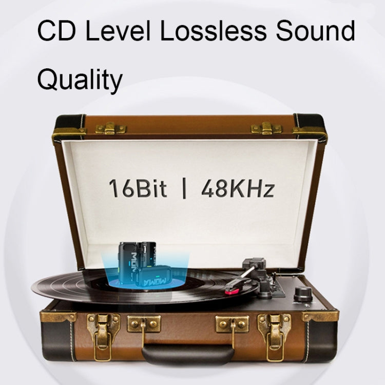 Microfono lavalier wireless MOMA Lark M1 con custodia ricarica