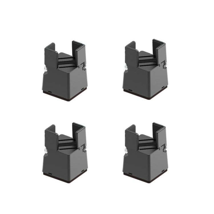 Set 4 piedini regolabili per mobili altezza 50-100 mm