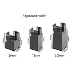 Set 4 piedini regolabili per mobili altezza 50-100 mm