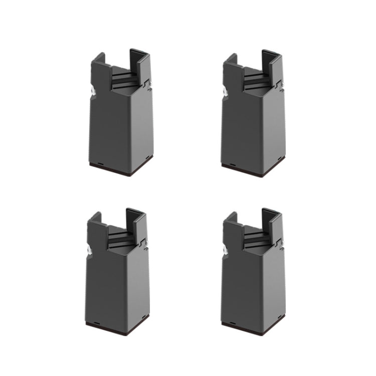 Set 4 piedini regolabili per mobili altezza 50-100 mm