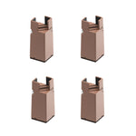 Set 4 piedini regolabili per mobili altezza 50-100 mm
