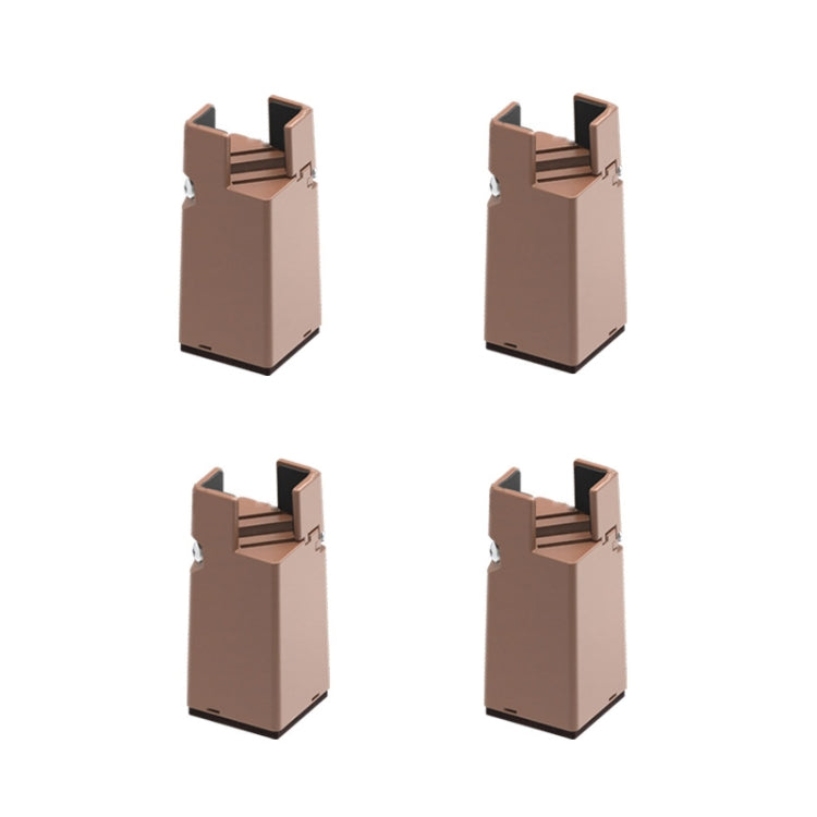 Set 4 piedini regolabili per mobili altezza 50-100 mm