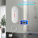 Allarme immersione acqua Tuya WiFi con suono e luce