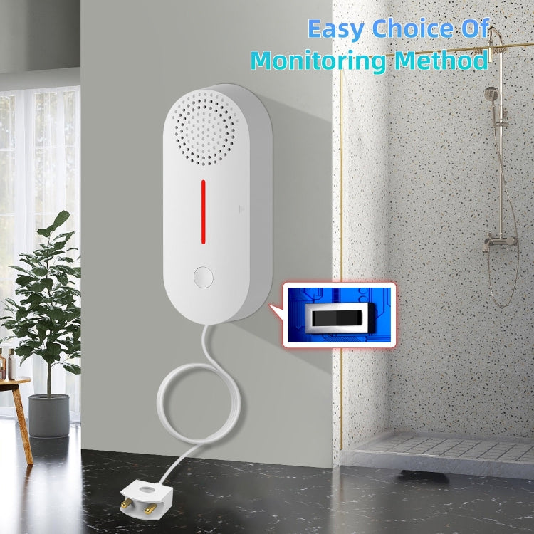 Allarme immersione acqua Tuya WiFi con suono e luce