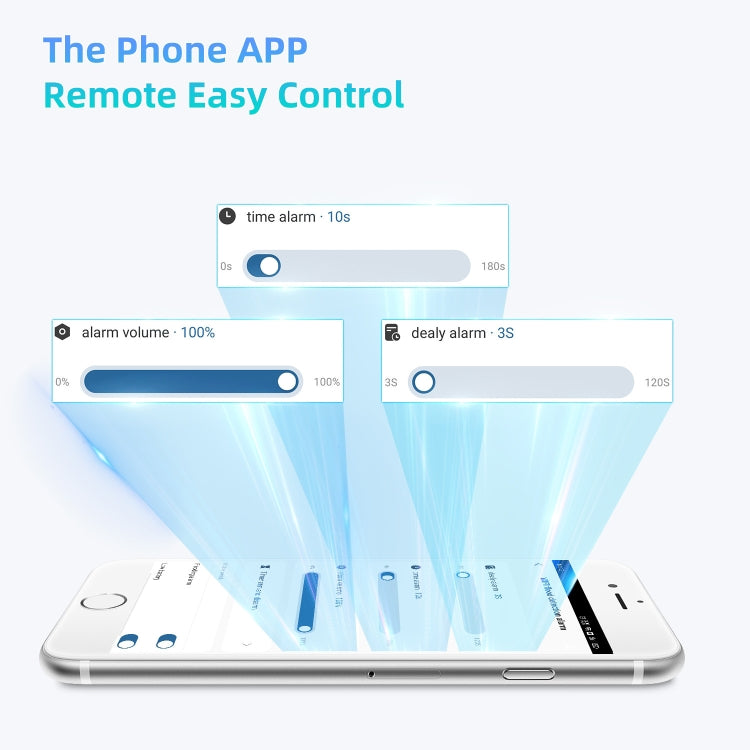 Allarme immersione acqua Tuya WiFi con suono e luce