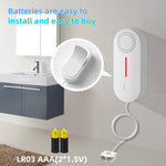 Allarme immersione acqua Tuya WiFi con suono e luce