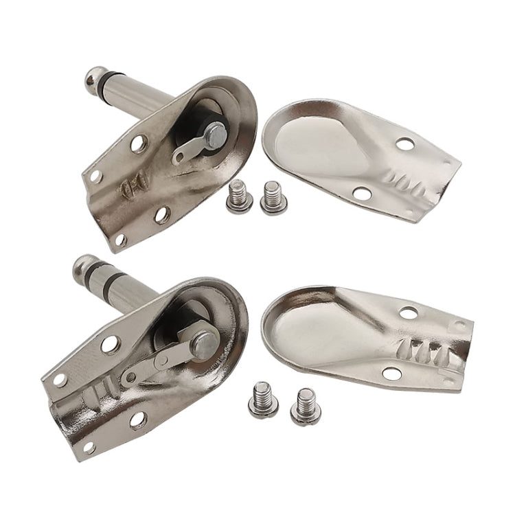 Connettore audio maschio 6,35mm angolo retto per chitarra