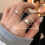 Anello regolabile in rame Happy Smiley Face Love