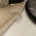 Anello regolabile in rame Happy Smiley Face Love