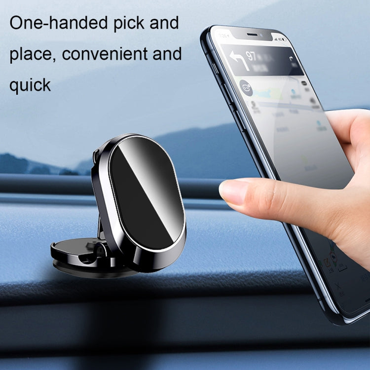 Supporto magnetico auto rotante pieghevole per smartphone