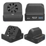 Base di ricarica con ventola e HDMI per Nintendo Switch