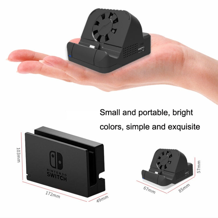 Base di ricarica con ventola e HDMI per Nintendo Switch