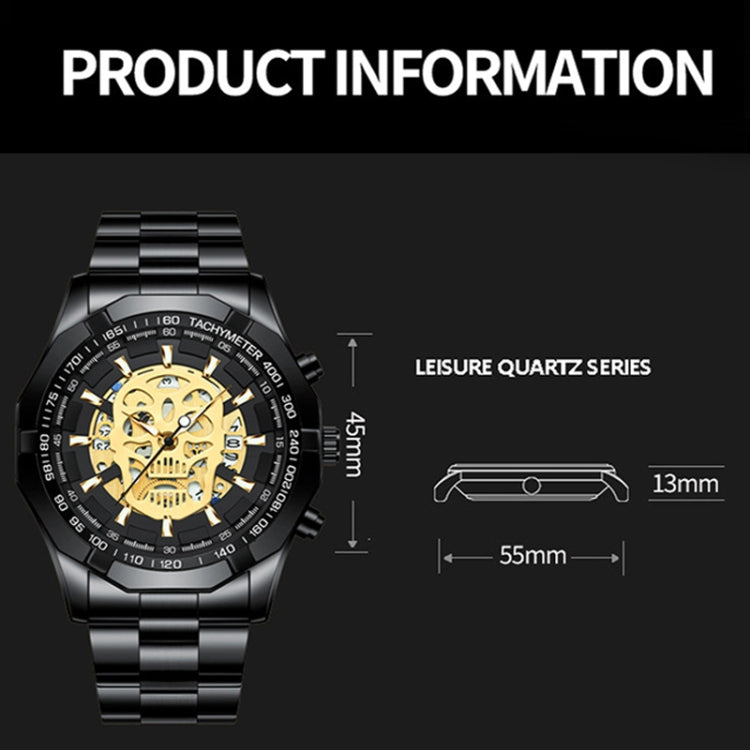Orologio al quarzo BINBOND S034 impermeabile 30M