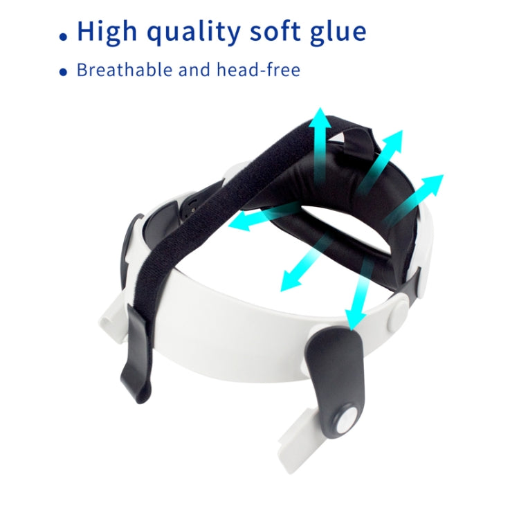 Cinturino regolabile per Oculus Quest 2 VR con memory foam - immagine 3