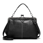 Borsa a tracolla vintage in pelle regolabile 29x7x23 cm