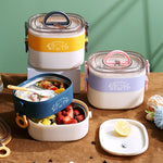 Lunch box isolante in acciaio inox 304 600ml e 1.2L