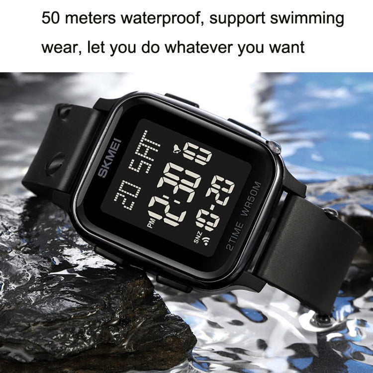 SKMEI 1858 Orologio LED digitale impermeabile 50m