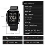 SKMEI 1858 Orologio LED digitale impermeabile 50m