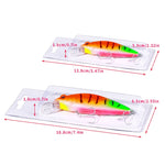 Esche artificiali per pesca 9,5cm 15g e 12cm 32g