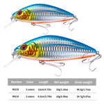 Esche artificiali per pesca 9,5cm 15g e 12cm 32g